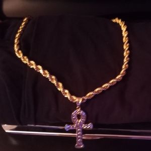 9mm 10k gold rope